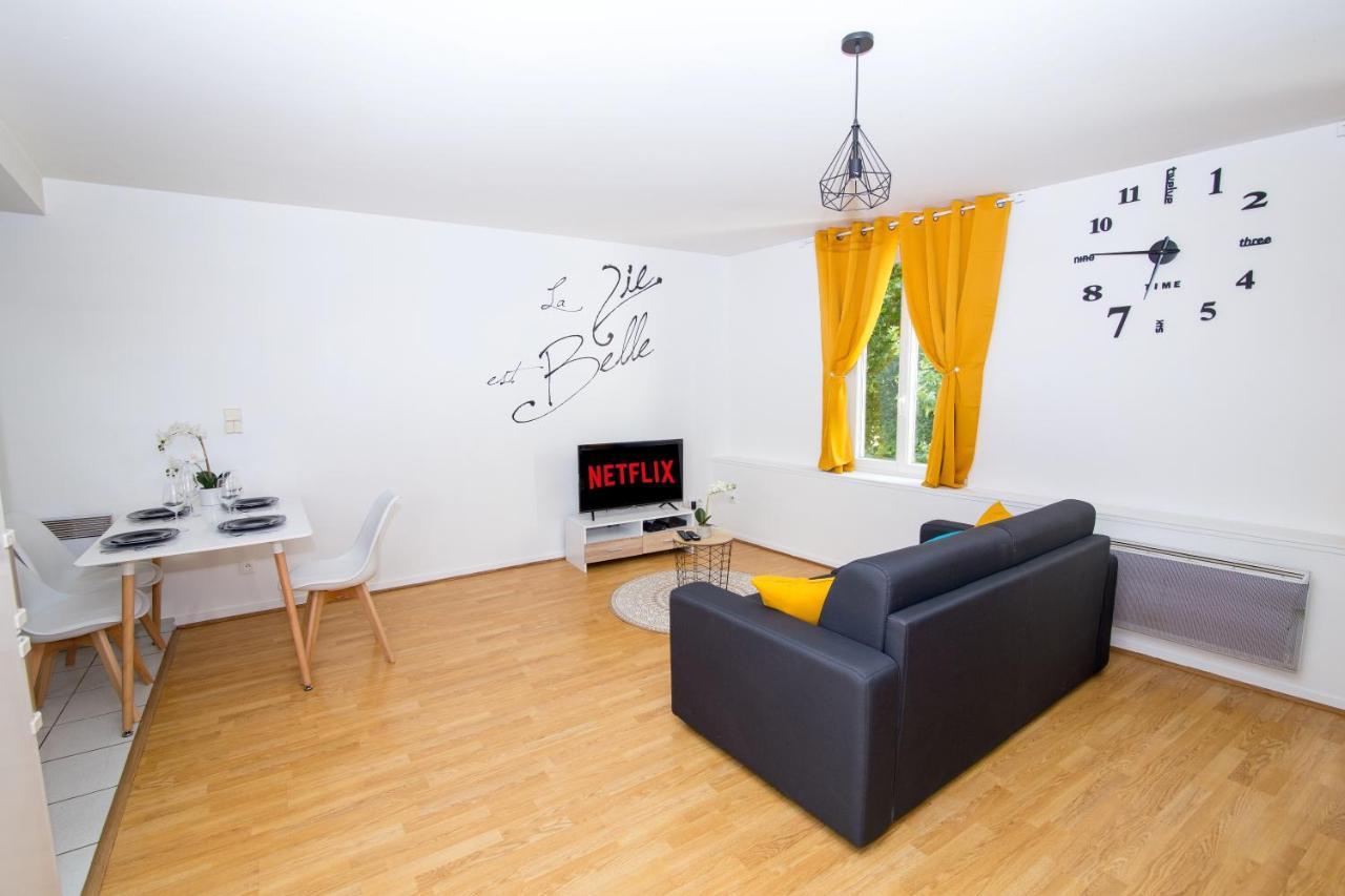 Coeur De Ville I 50M² I Netflix I Lit Queen Size Sens Exterior photo